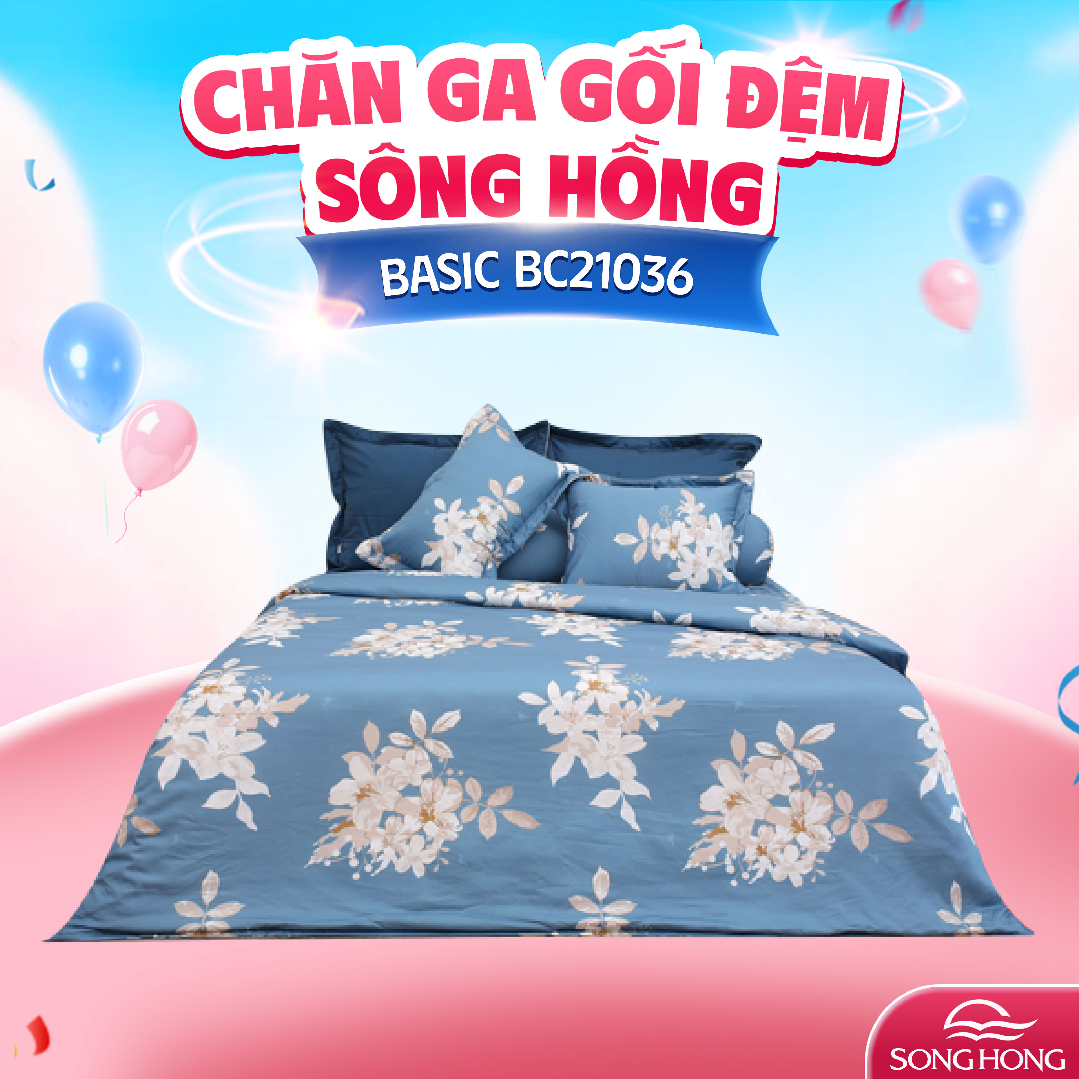 Đại lý chăn ga gối đệm Sông Hồng tại Kon Tum uy tín