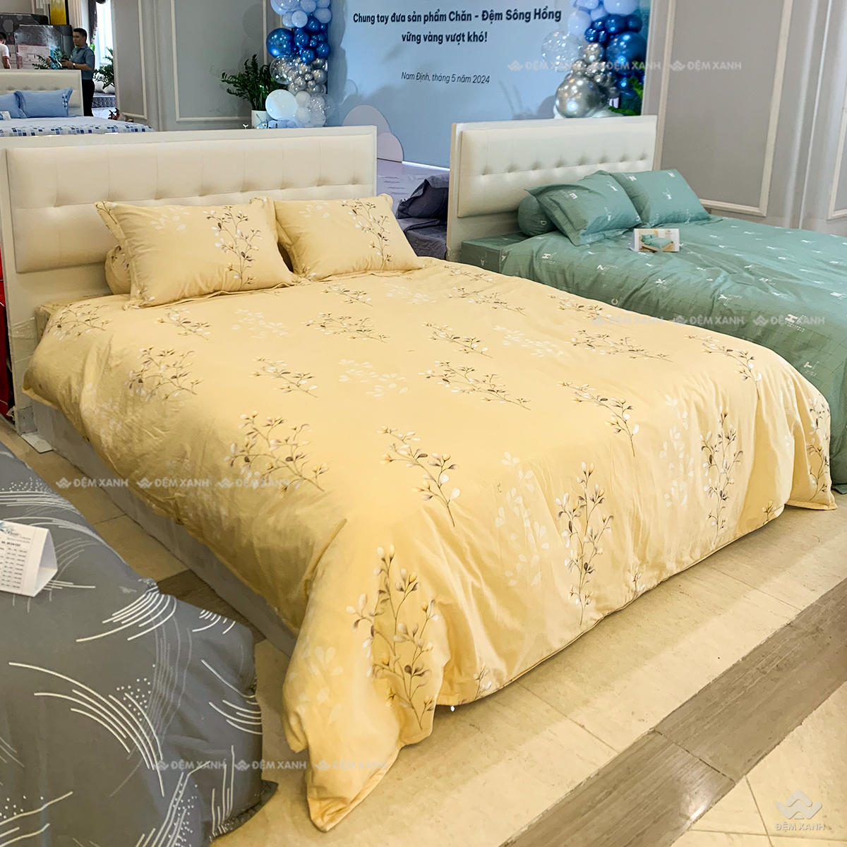 Vỏ chăn xuân thu Sông Hồng basic cotton BC24C07