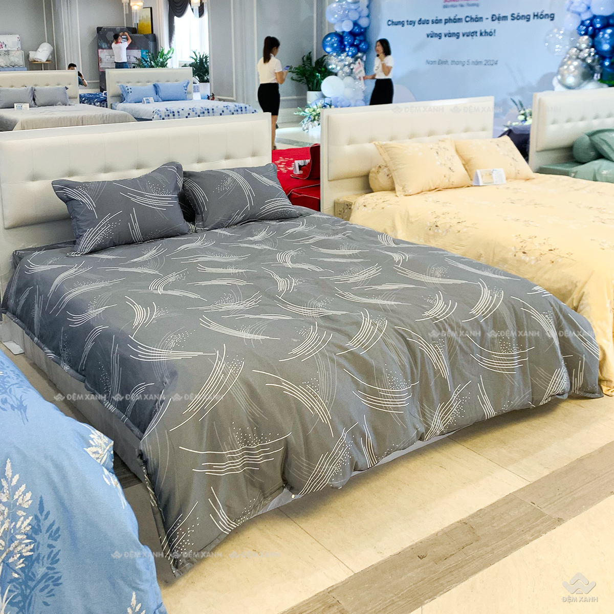 Vỏ chăn xuân thu Sông Hồng basic cotton BC24101