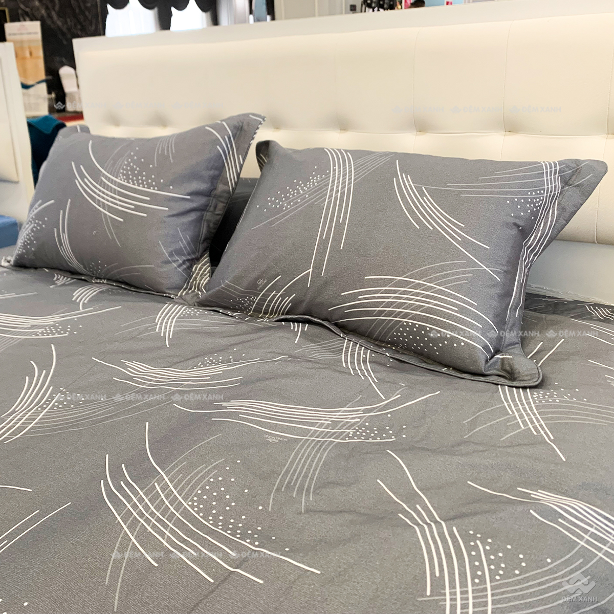Vỏ chăn xuân thu Sông Hồng basic cotton BC24101