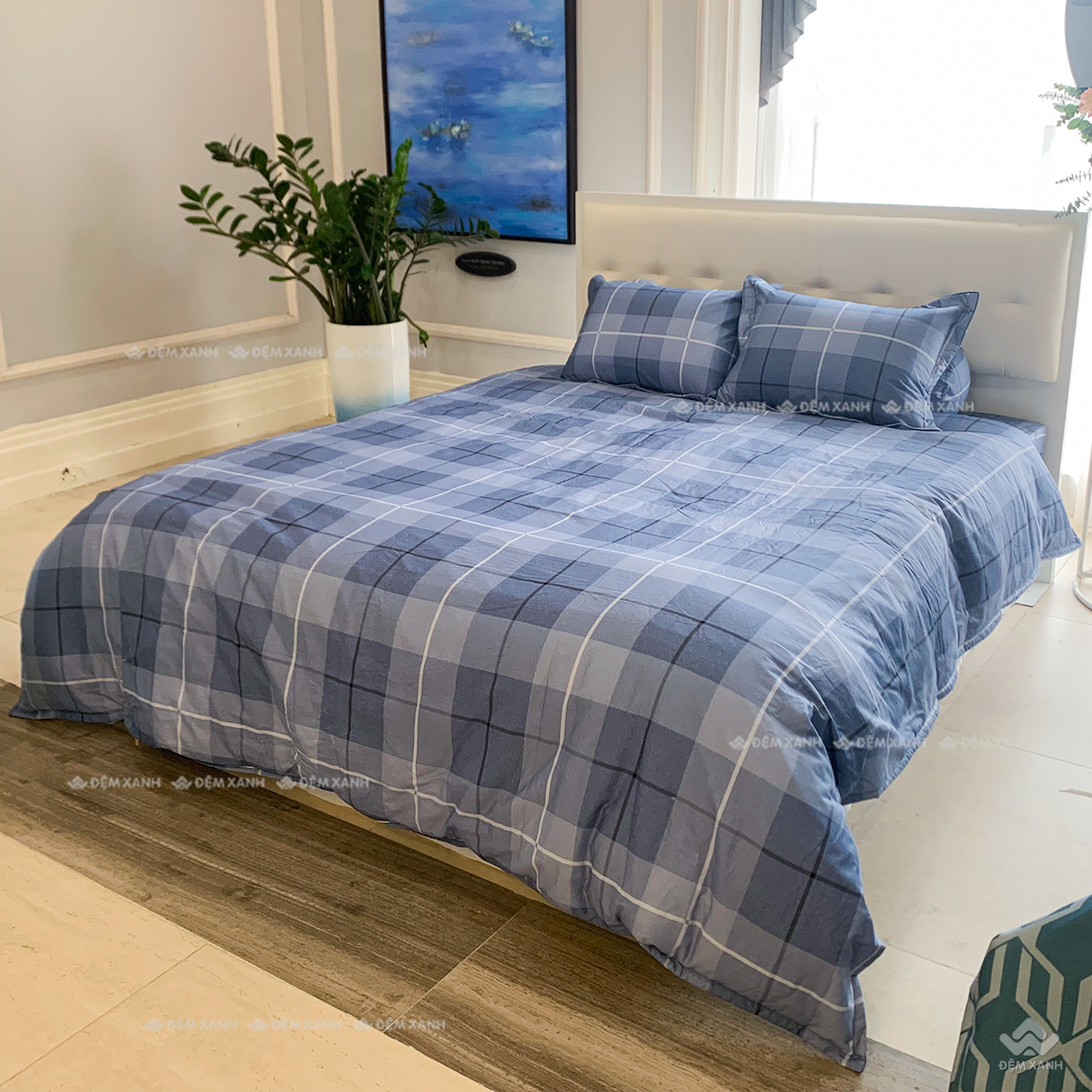 Vỏ chăn xuân thu Sông Hồng basic cotton BC24103