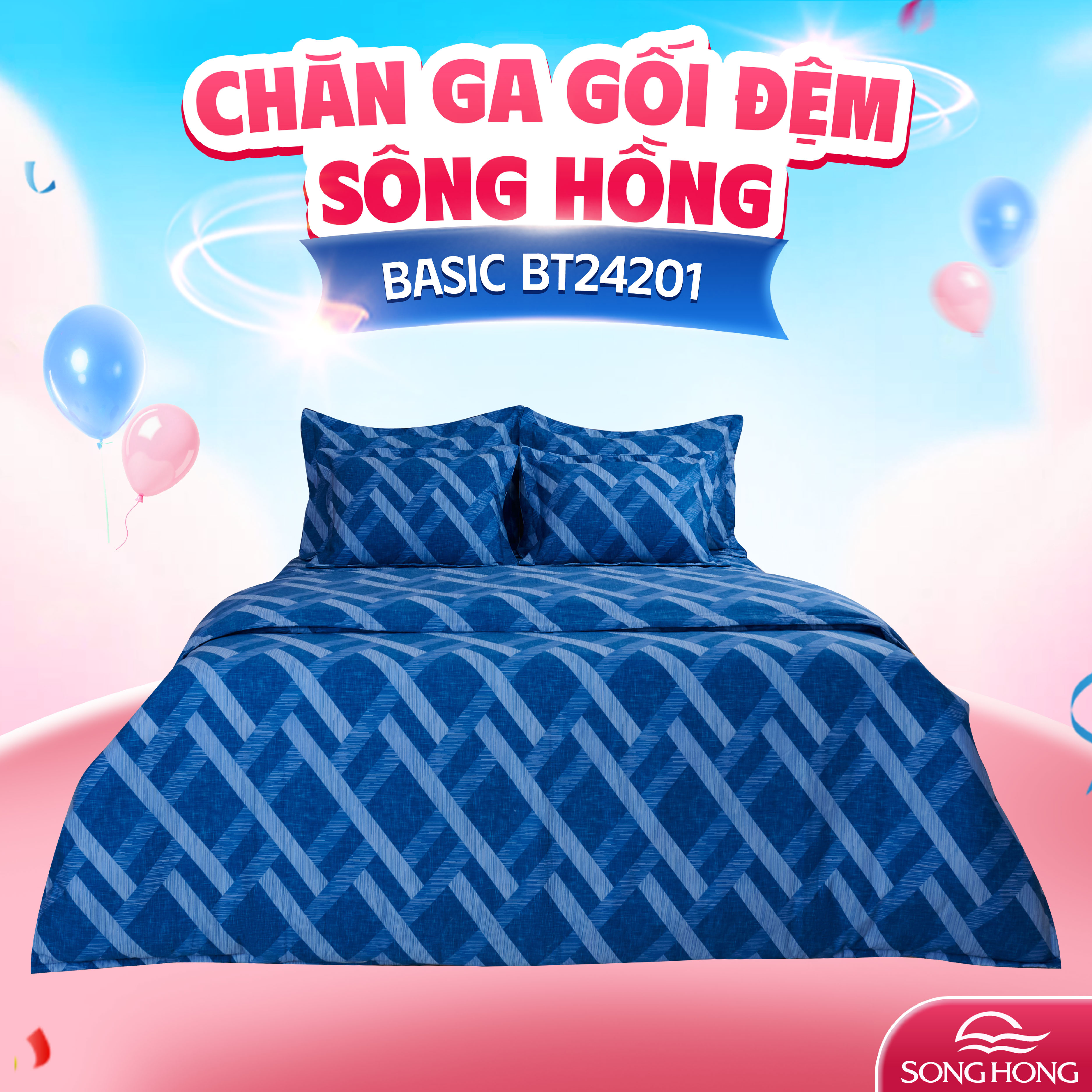 Chăn đông Sông Hồng Basic TC BT24201