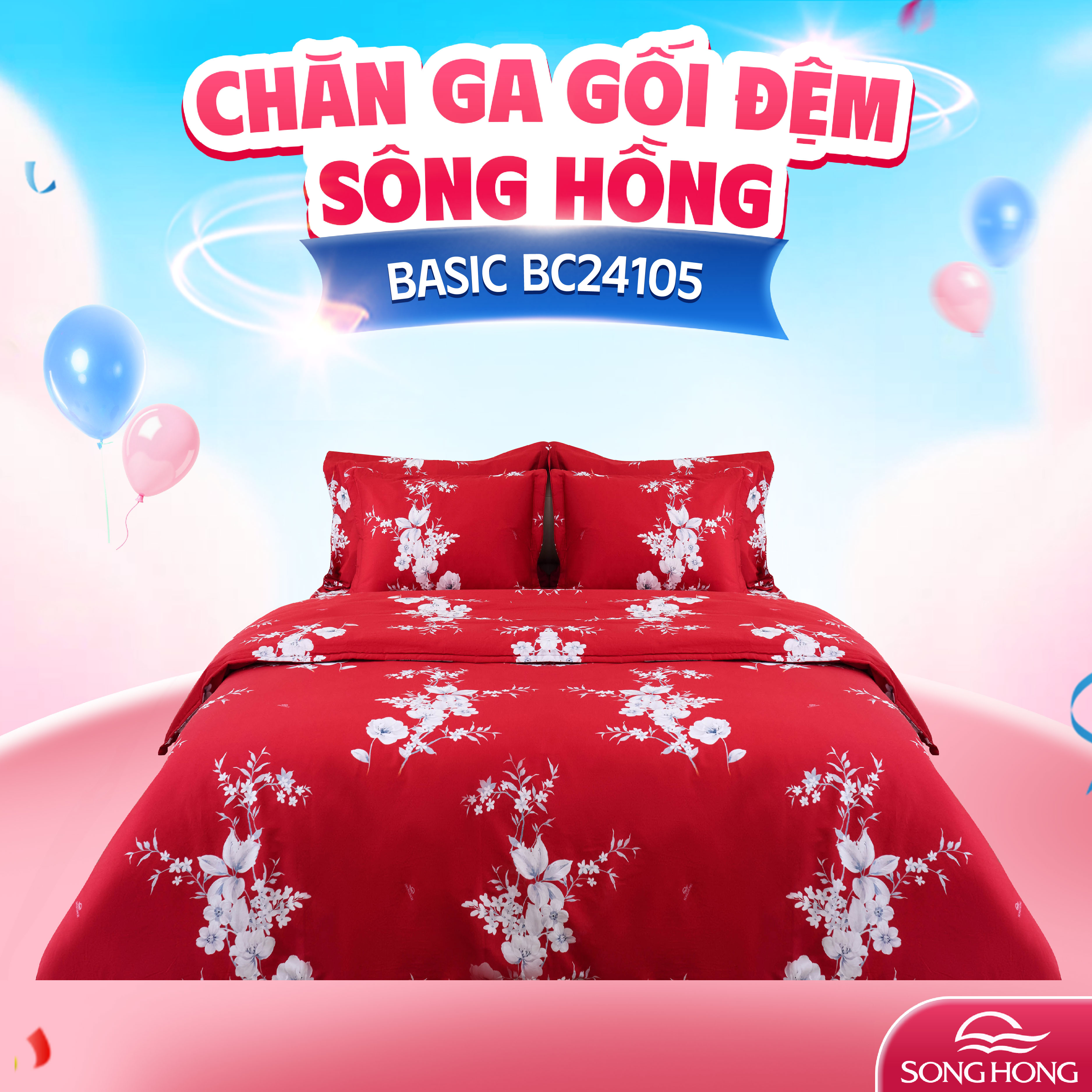 Chăn đông Sông Hồng Basic cotton BC24105