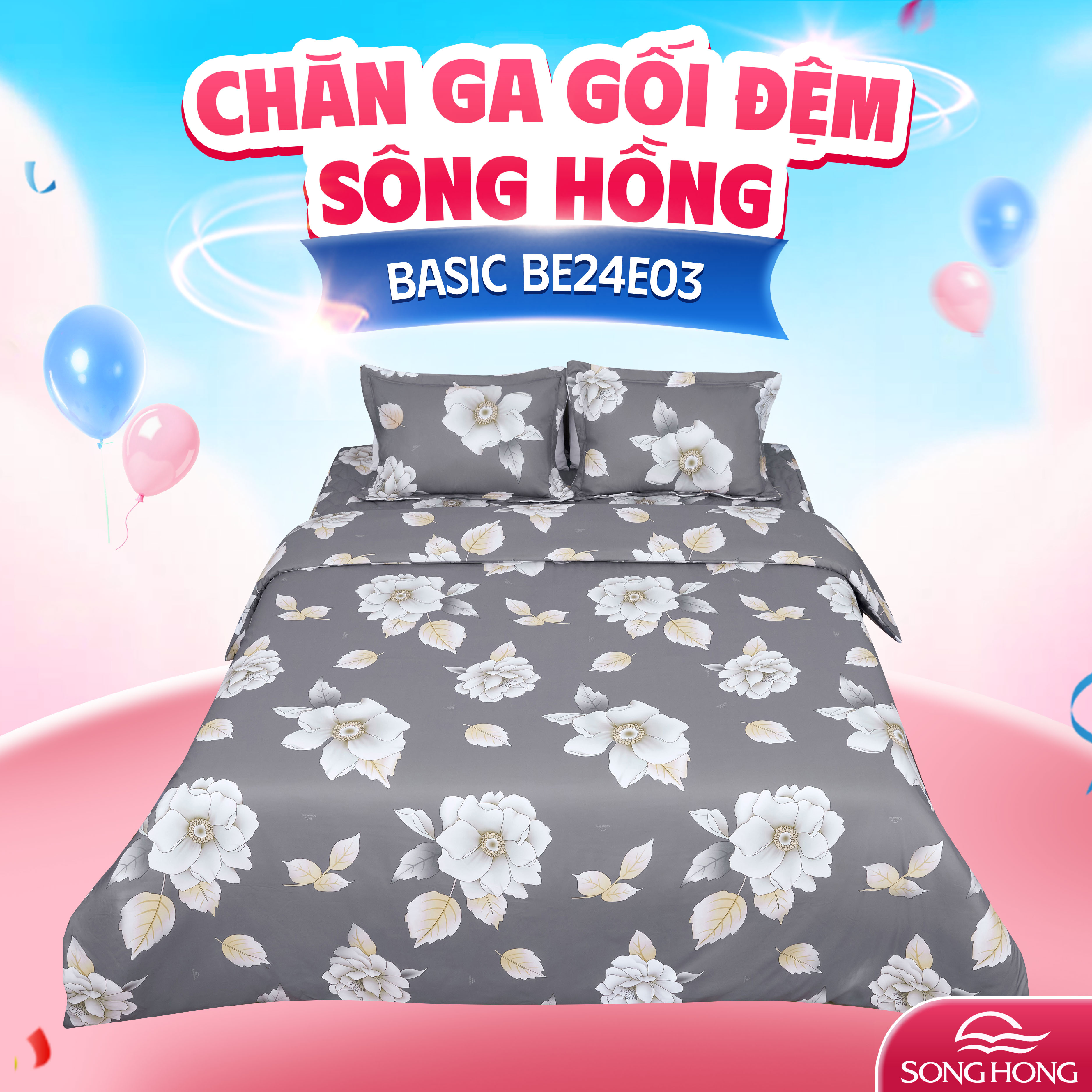 Chăn đông Sông Hồng Elegance BE24E03