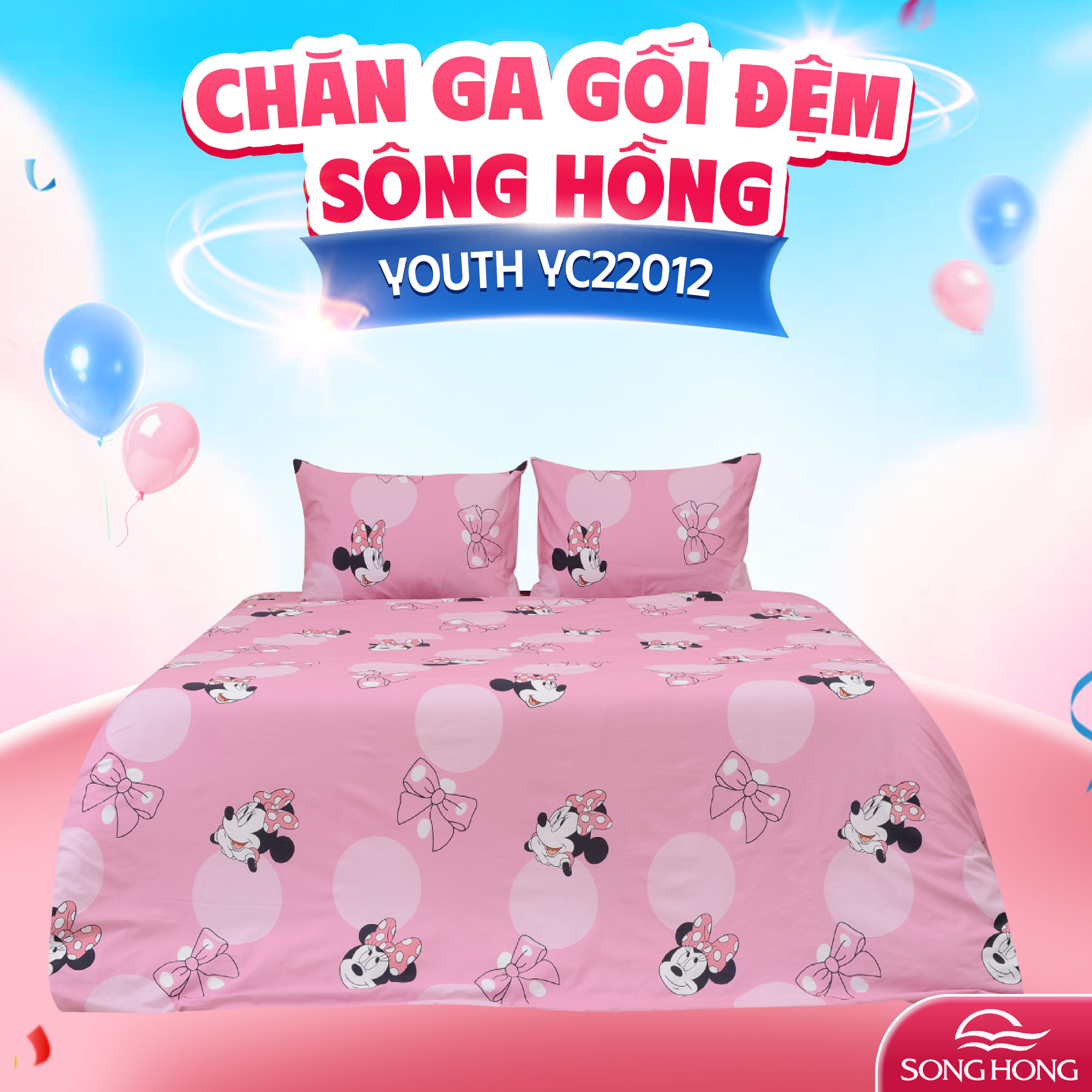 Chăn ga gối Sông Hồng Youth YC22012