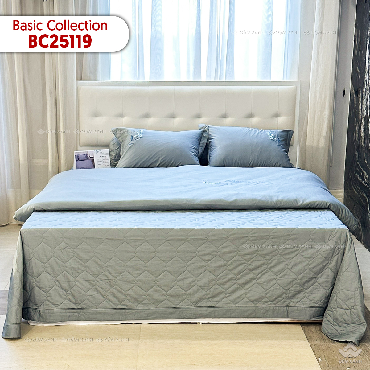 Ga gối Sông Hồng Basic cotton BC25119