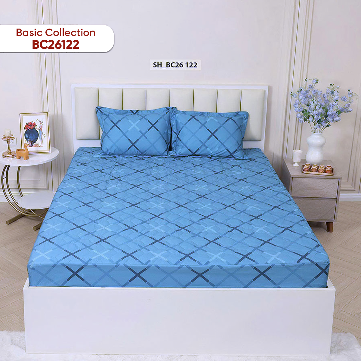 Ga gối Sông Hồng Basic cotton BC26122