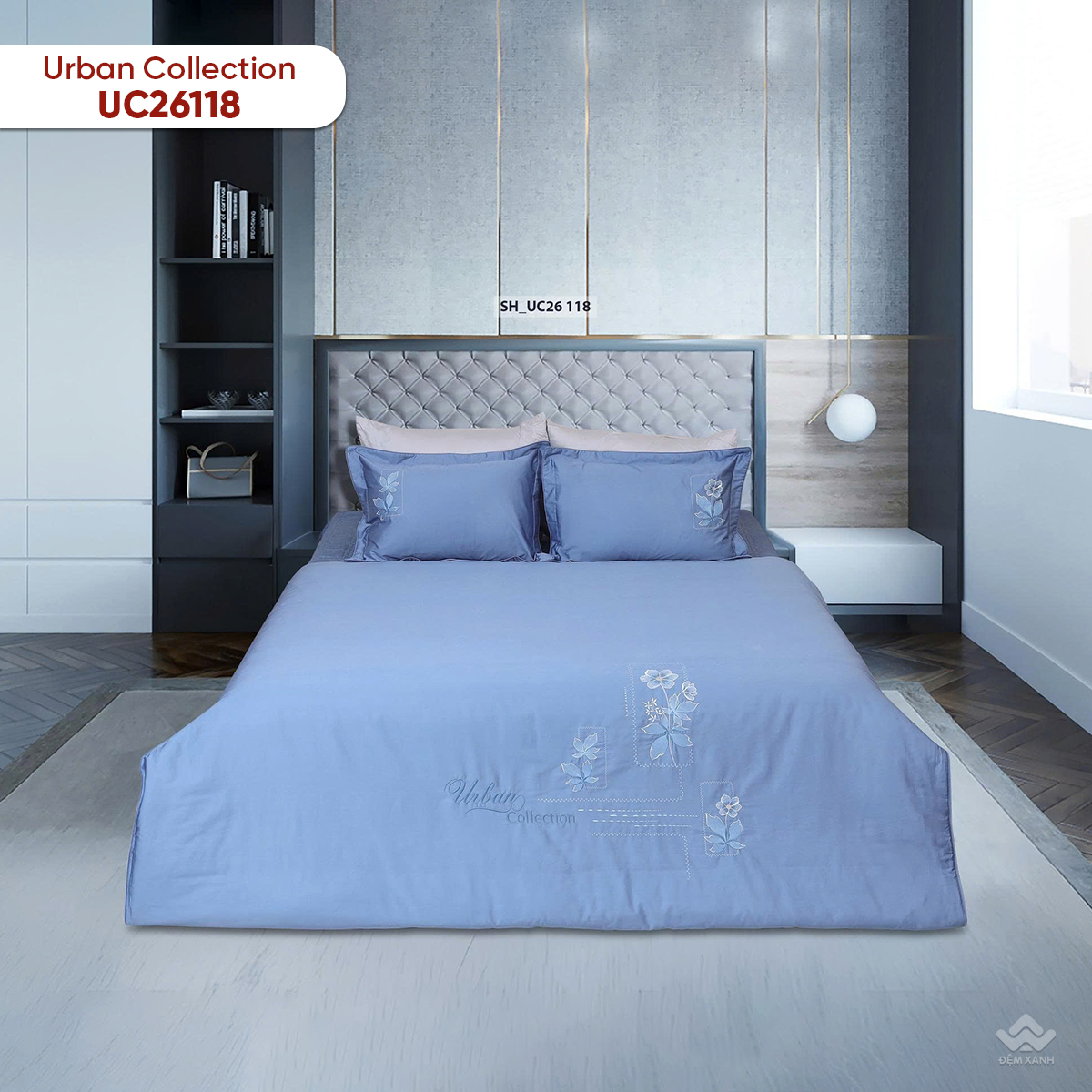 Chăn ga gối Sông Hồng cao cấp Urban UC26118