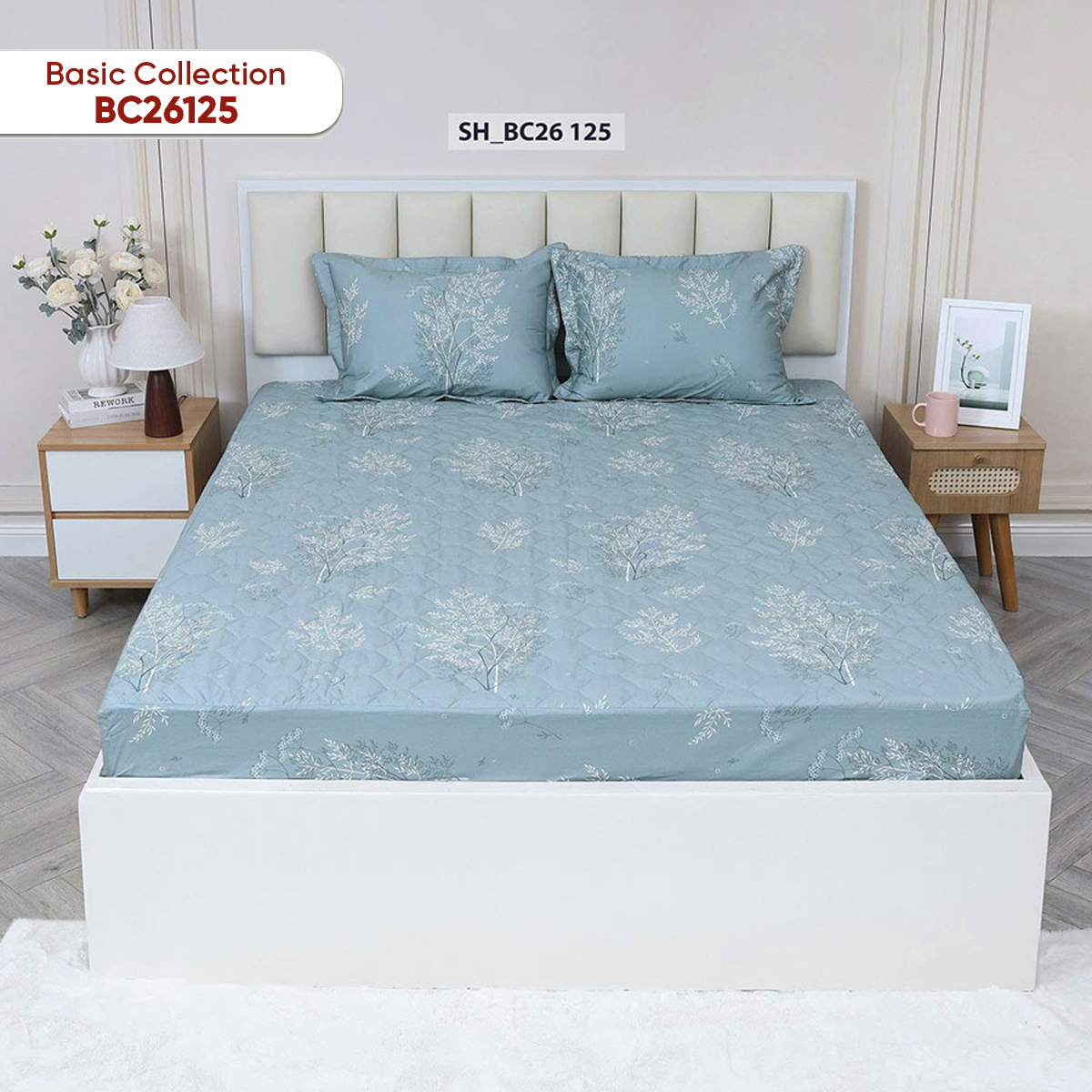 Ga gối Sông Hồng Basic cotton BC26125