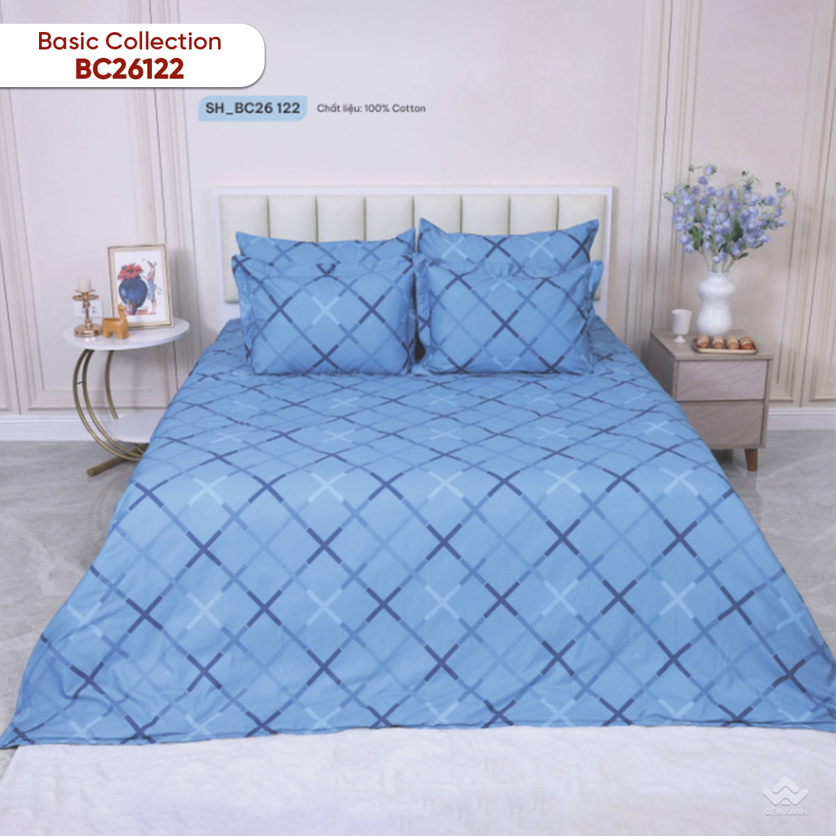 Chăn đông Sông Hồng Basic cotton BC26122