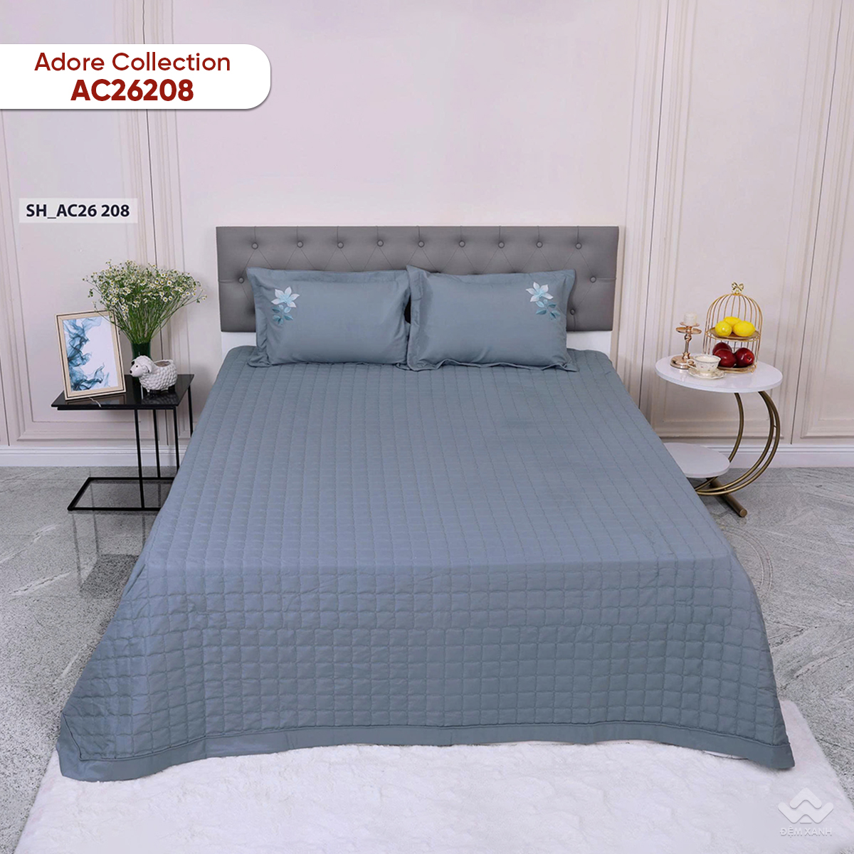 Chăn ga gối Sông Hồng Adore AC26208