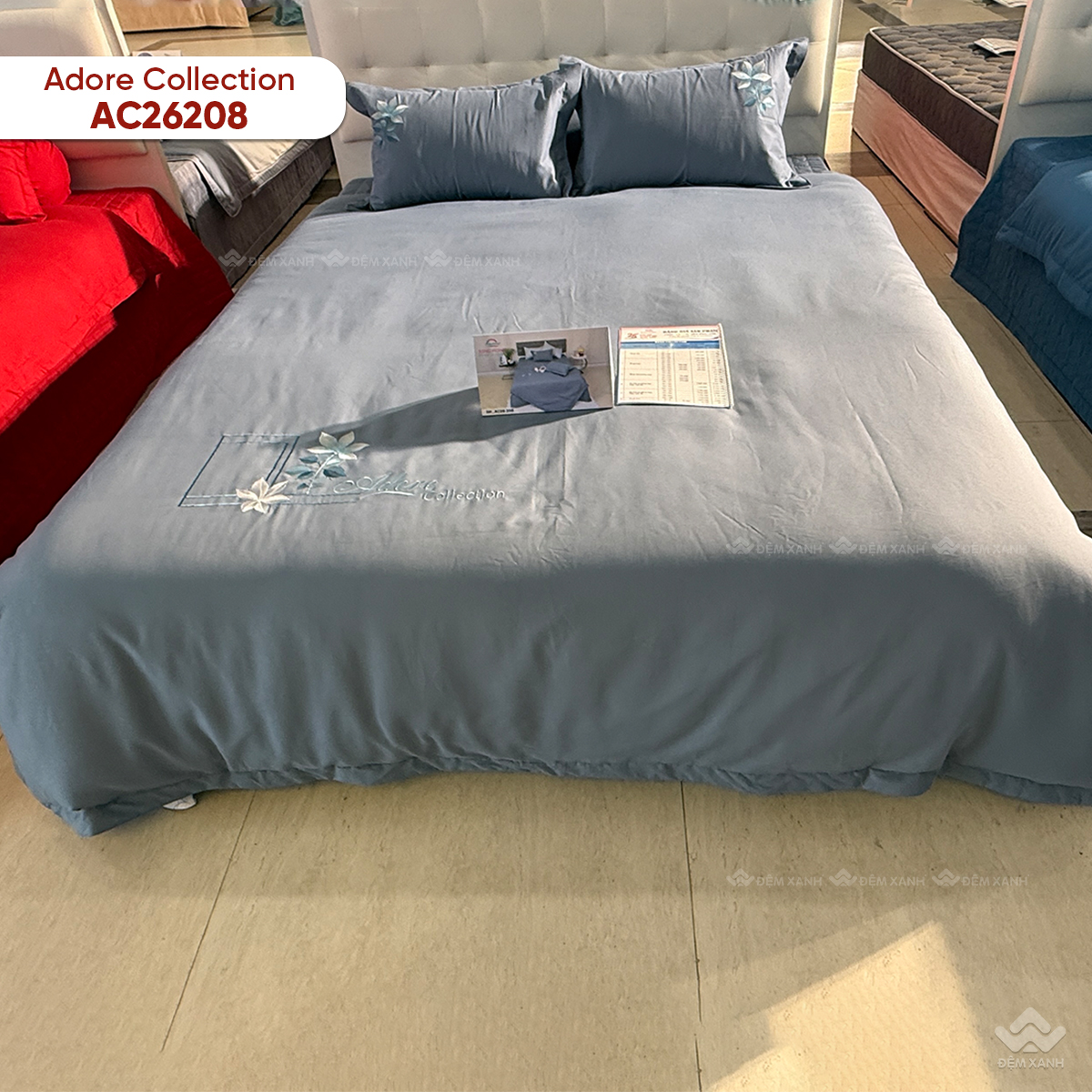 Chăn ga gối Sông Hồng Adore AC26208