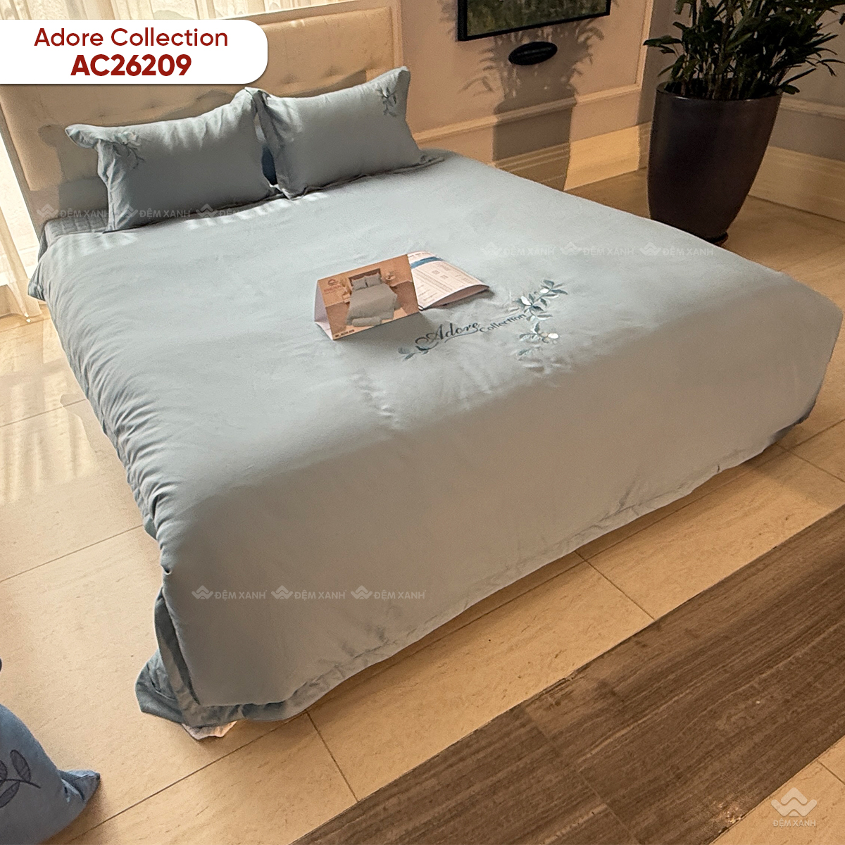 Chăn ga gối Sông Hồng Adore AC26209