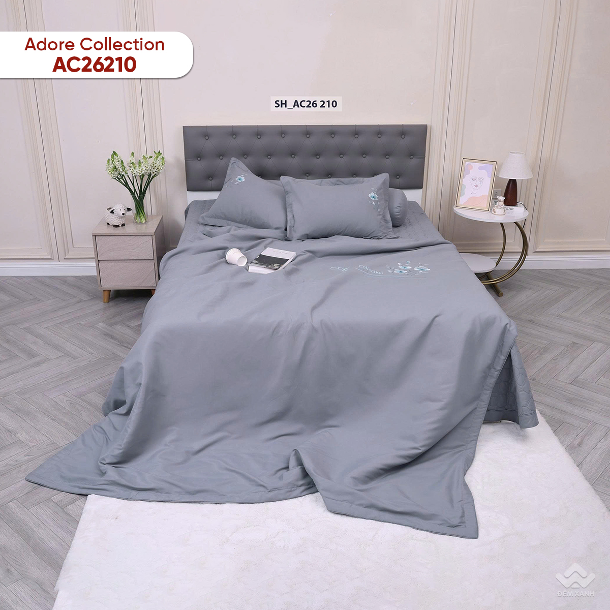 Chăn ga gối Sông Hồng Adore AC26210