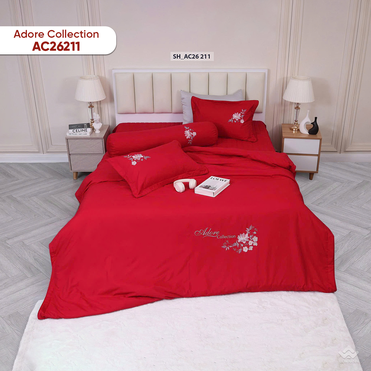 Chăn ga gối Sông Hồng Adore AC26211