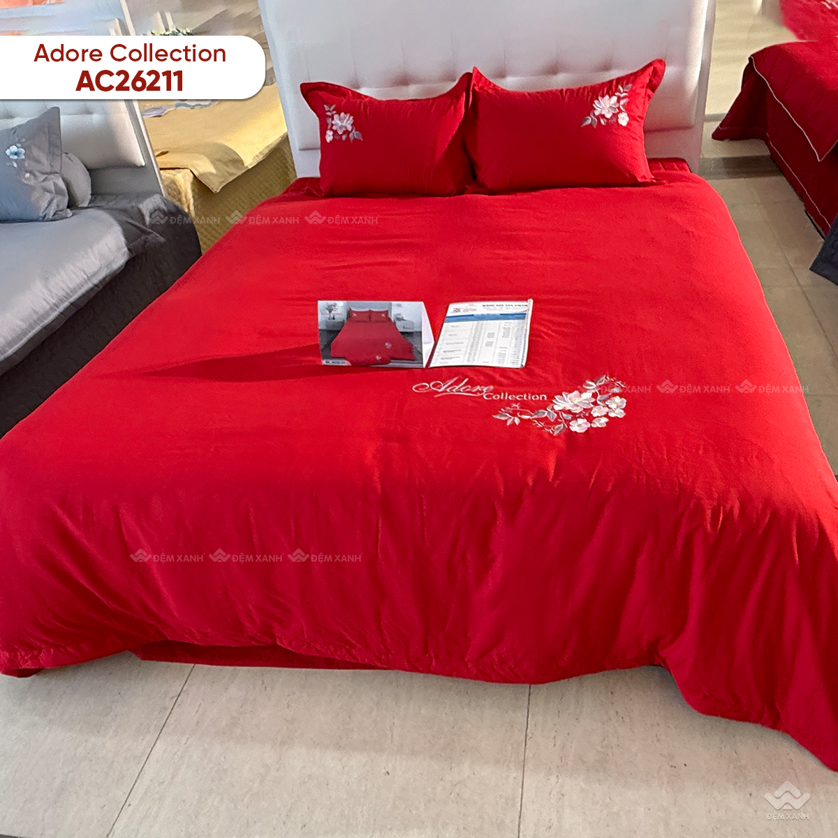 Chăn ga gối Sông Hồng Adore AC26211