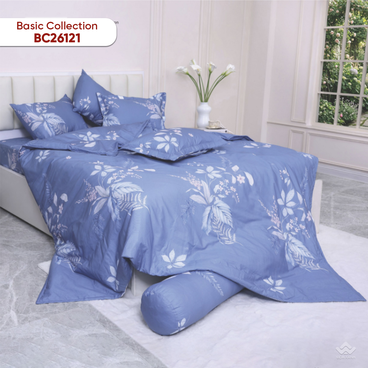 Vỏ chăn xuân thu Sông Hồng basic cotton BC26121