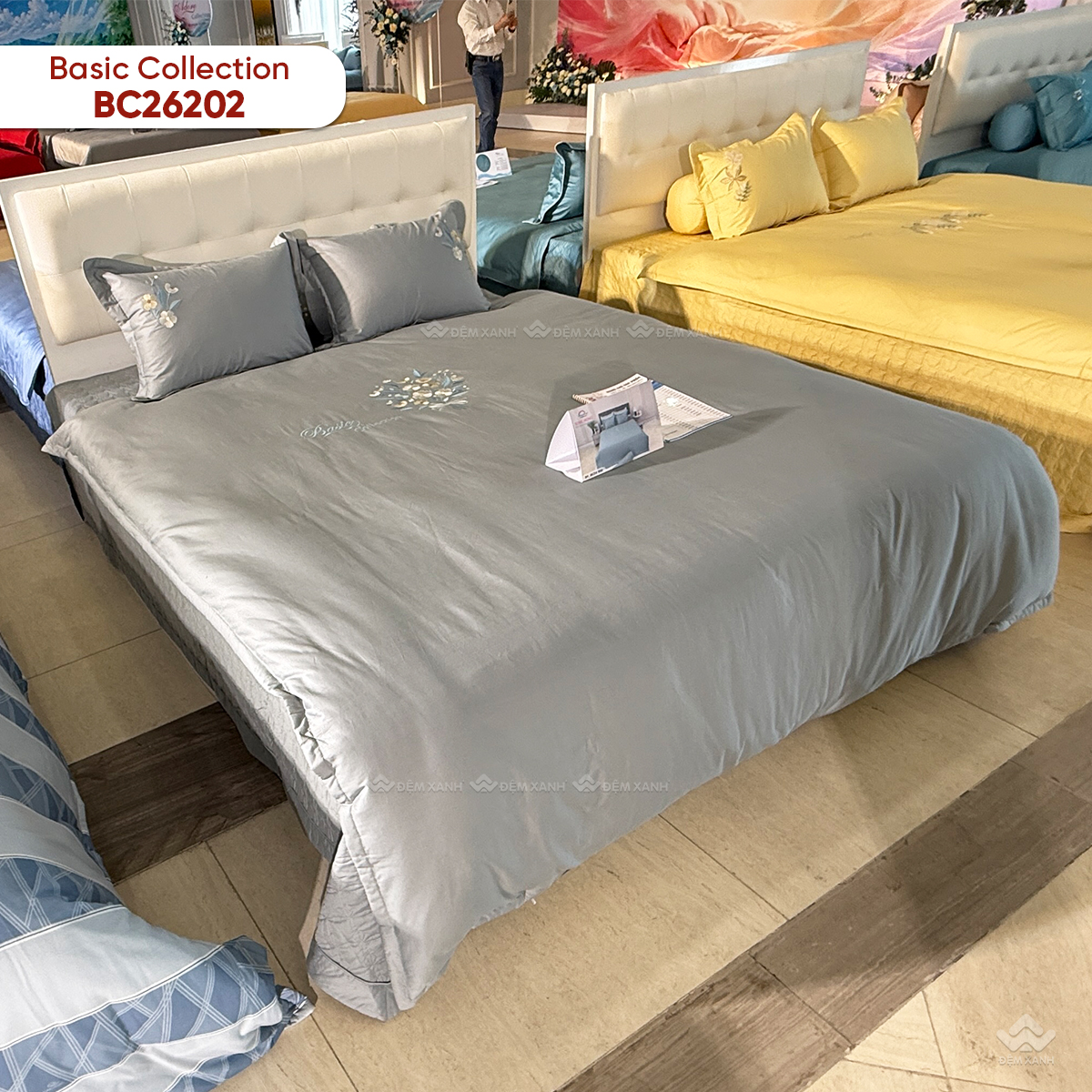 Vỏ chăn xuân thu Sông Hồng basic cotton BC26202