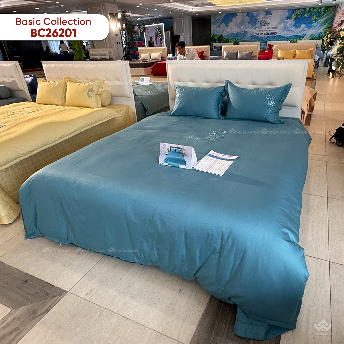 Vỏ chăn xuân thu Sông Hồng basic cotton BC26201