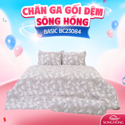 Vỏ gối Sông Hồng Basic cotton BC23084