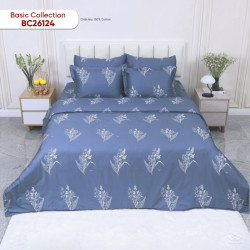 Chăn ga gối Sông Hồng Basic cotton BC26124