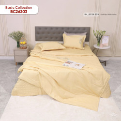 Chăn ga gối Sông Hồng Basic cotton BC26203